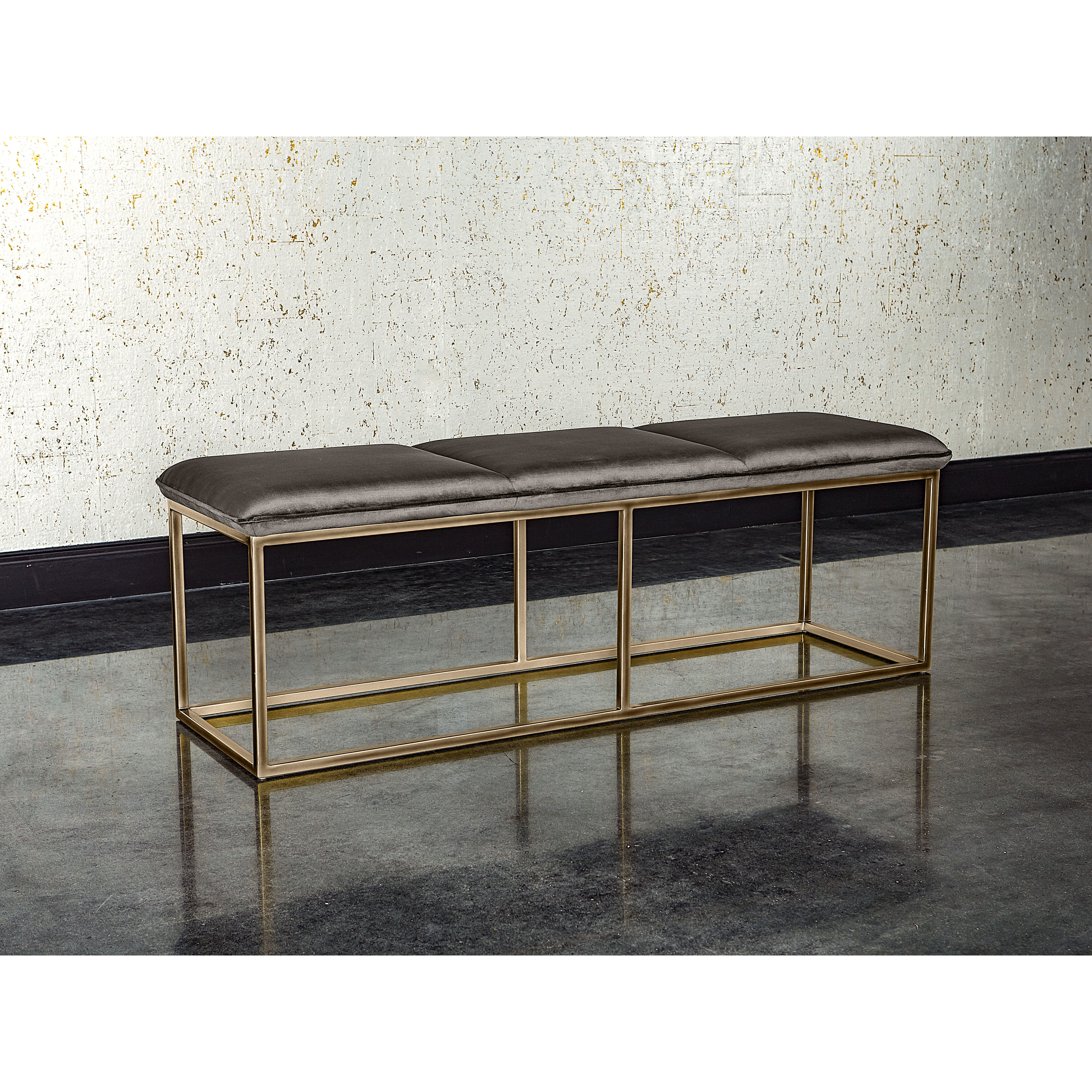 Alley Rustic Bronze / Piccolo Pebble Bench